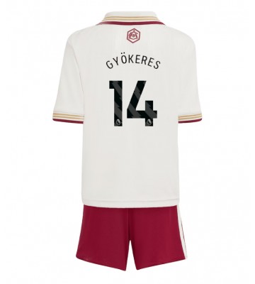 Arsenal Viktor Gyokeres #14 Tredje trøje Børn 2025-26 Kort ærmer (+ korte bukser)